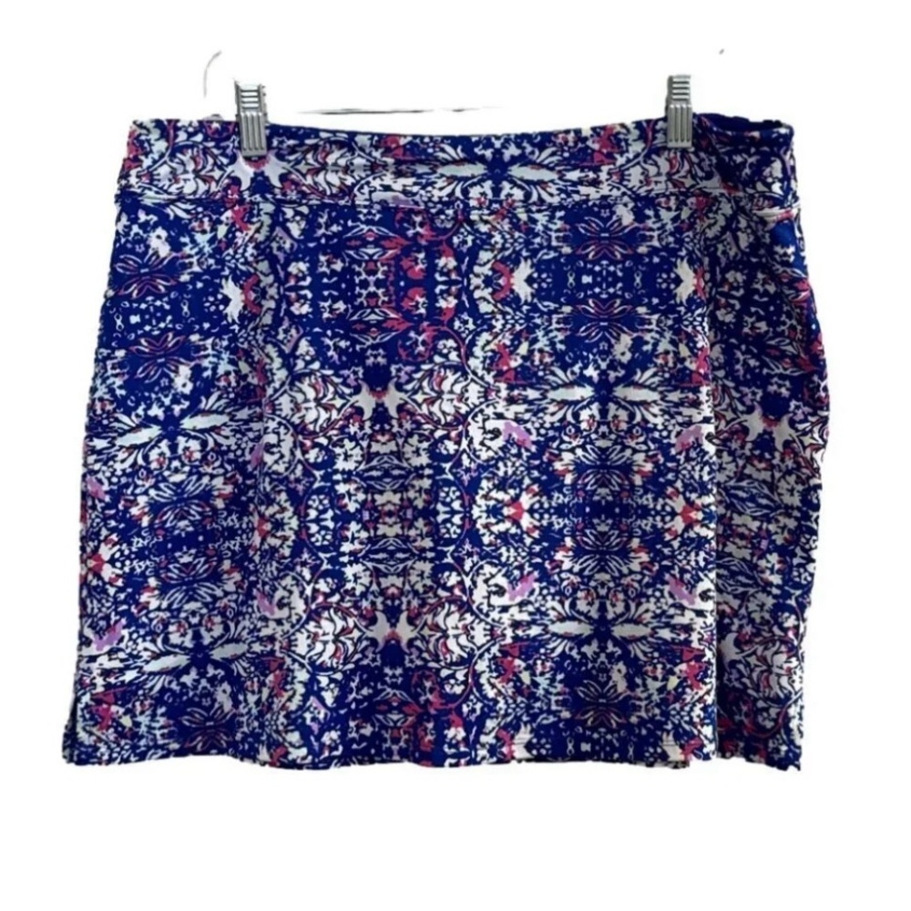 Tranquility by Colorado Clothing Multi Blue Tennis Skort XL